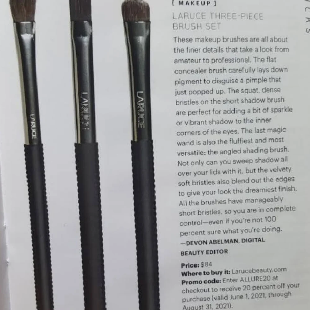 Laruce Beauty Three Piece Brush Set